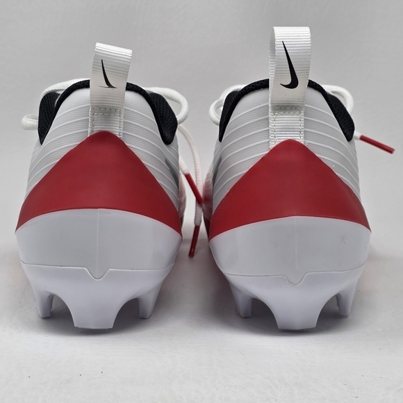 Nike Vapor Speed 3 Football Cleats White Red Black FB3303-102 Men\'s Size 8 New main image 8